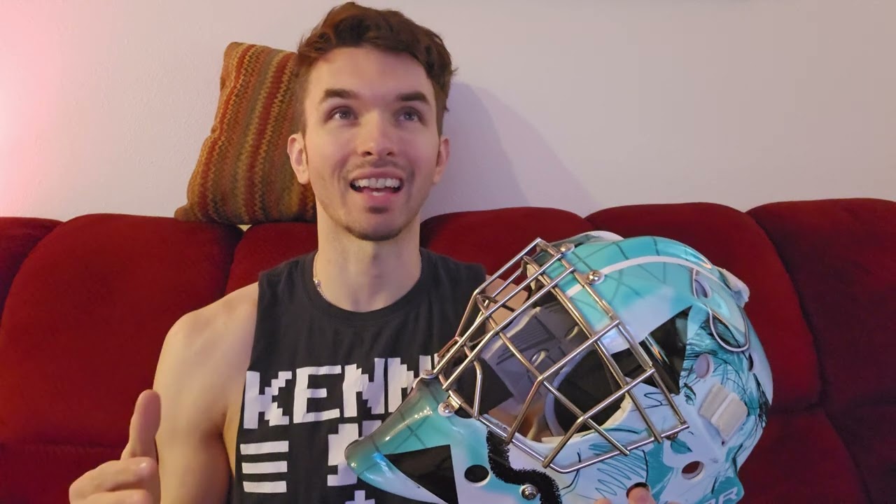 Mask Wraps Goalie Helmet Review 2023 on a Bauer 960 Hockey Helmet
