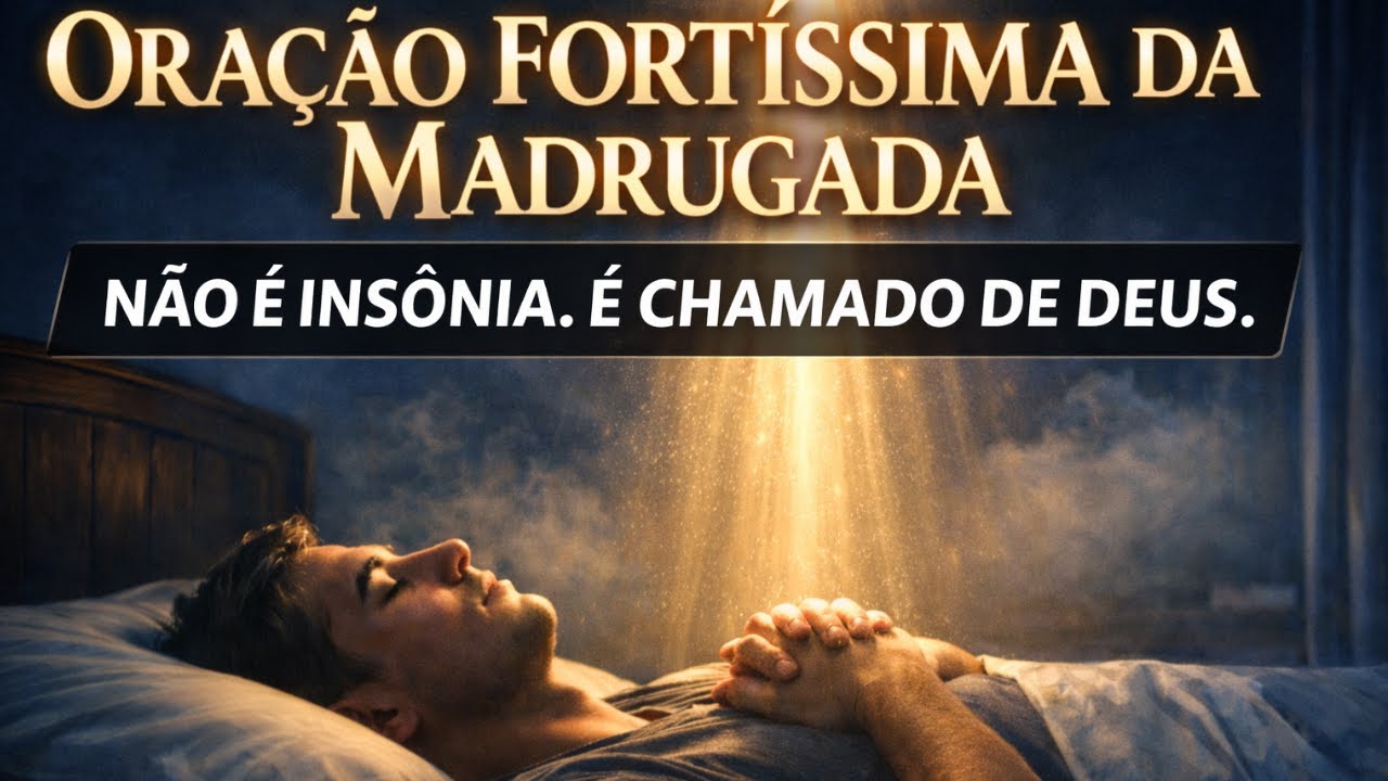 ORAÇÃO FORTÍSSIMA DA MADRUGADA | Entregue a Ansiedade, Receba Paz, Cura e Vitória