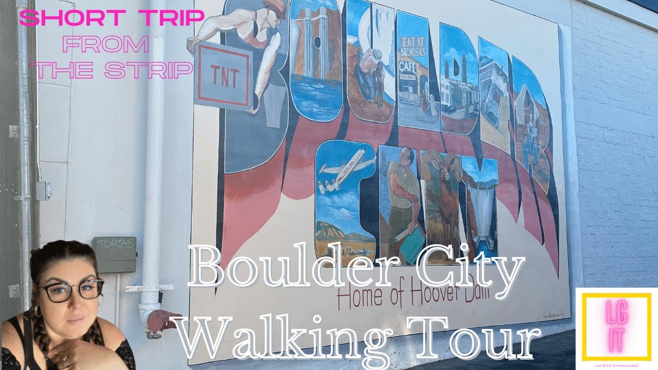 Downtown Boulder City Nevada | Walking Tour | Historic District 4K