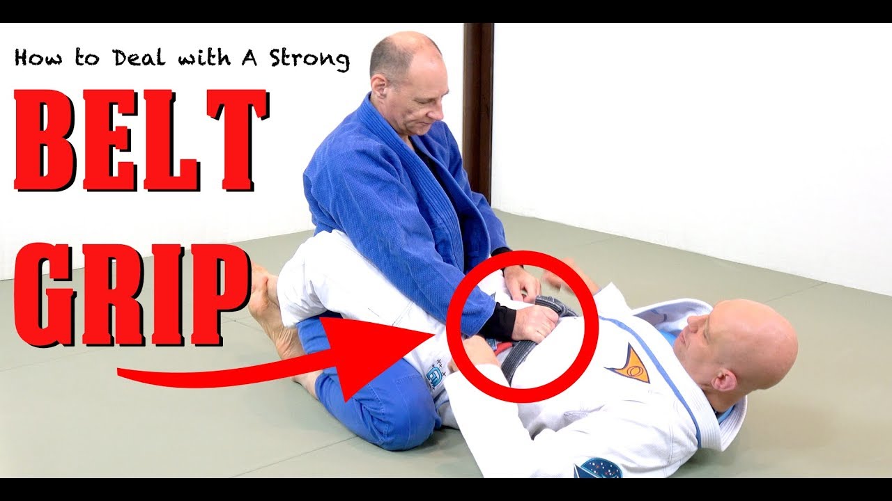 Breaking Posture in the Guard When Your Opponent Has a Strong Belt Grip