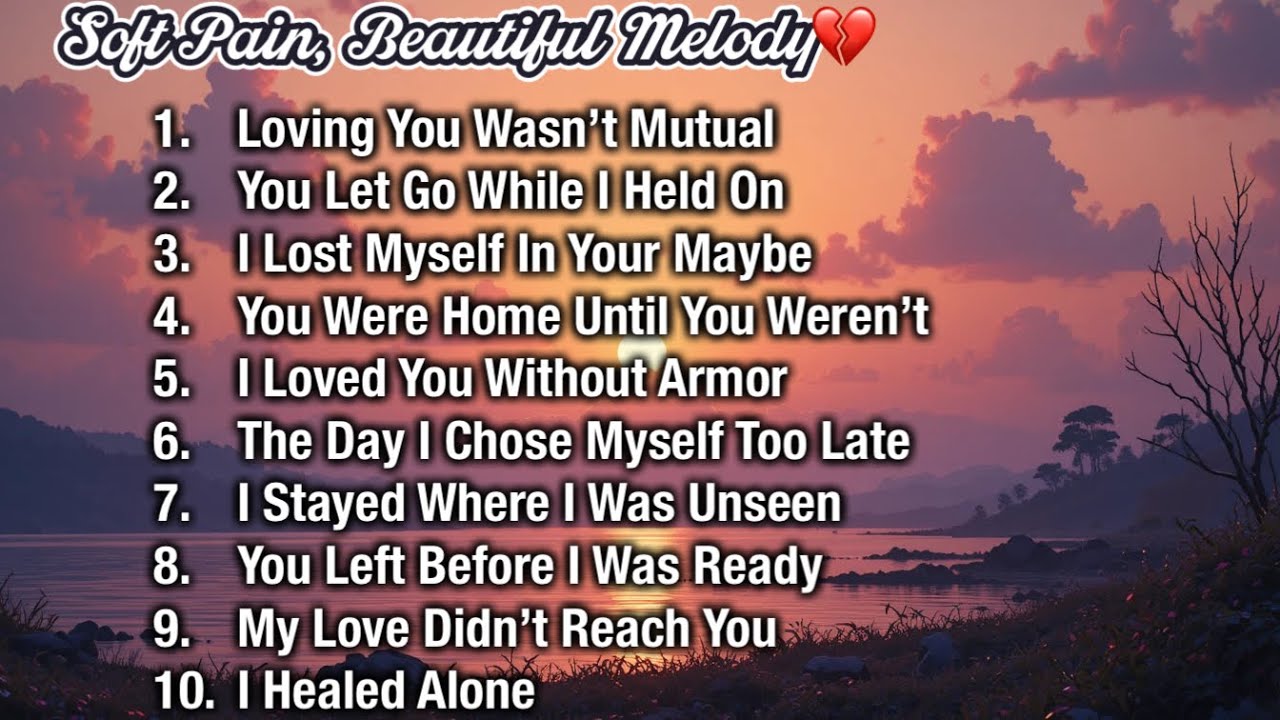 [Lyrics] ❤️‍🩹 Loving You Wasn’t Mutual, I Healed Alone- Soft Pain, Beautiful Melody | Aelita Melody