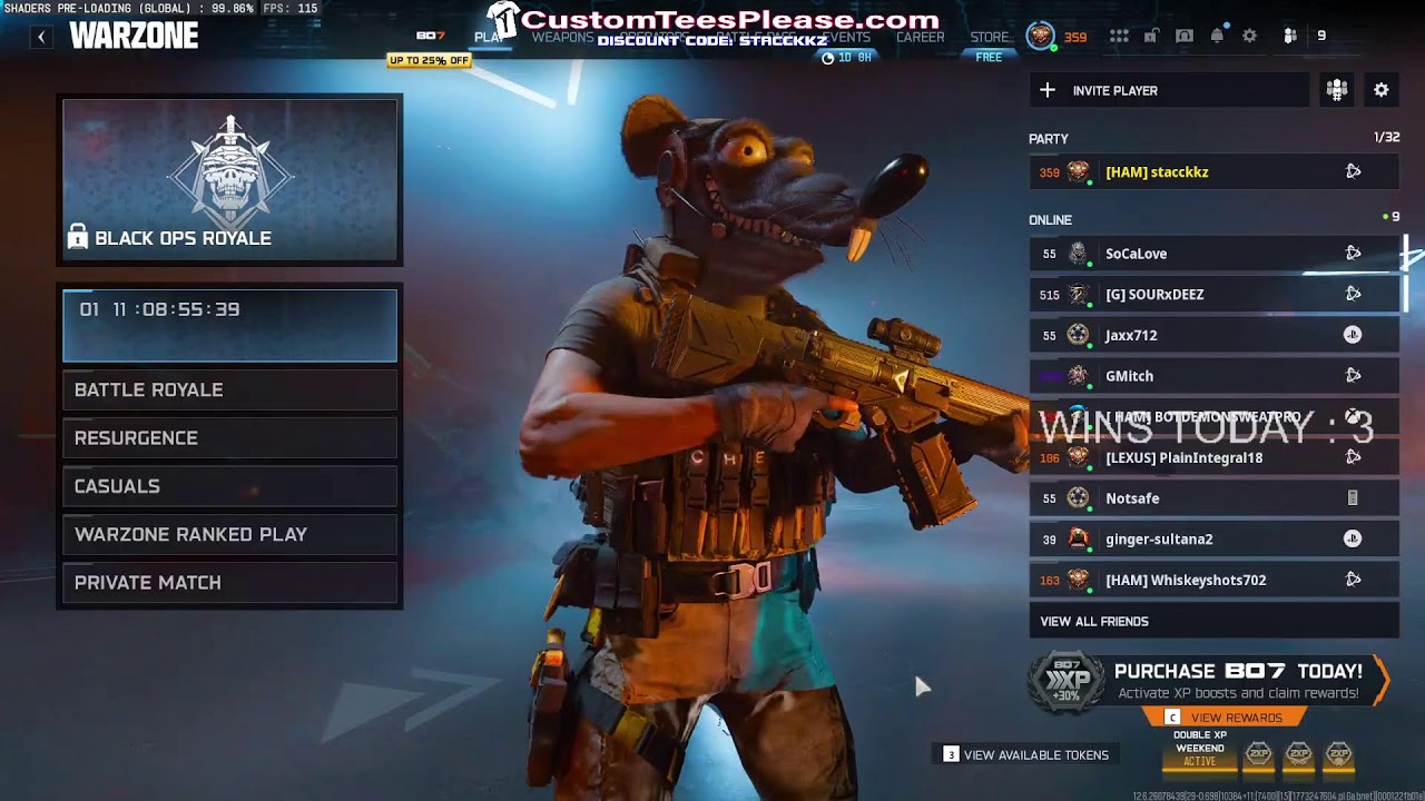 WARZONE WIN GRINDING