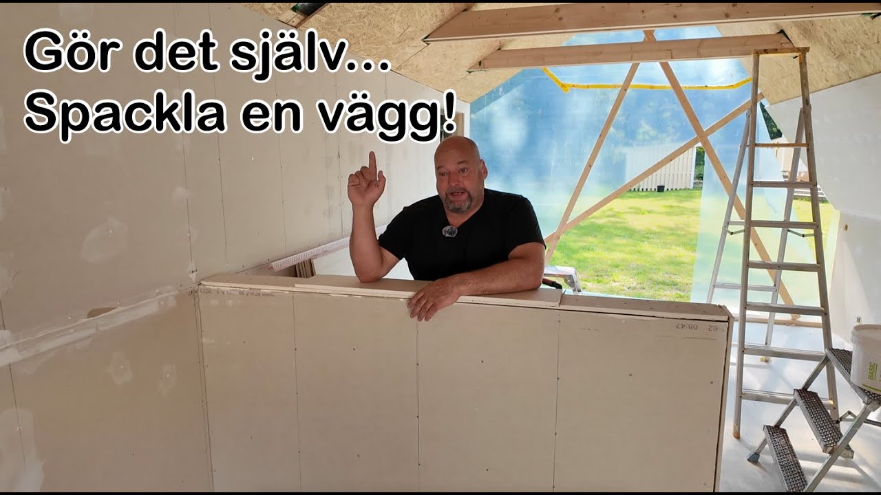 Spackla en vägg med skarpa kanter - Hur enkelt som helst - Enkla tips