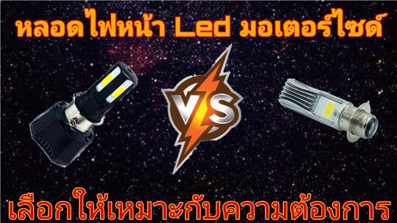 หลอดไฟหน้า Led รถมอเตอร์ไซด์
