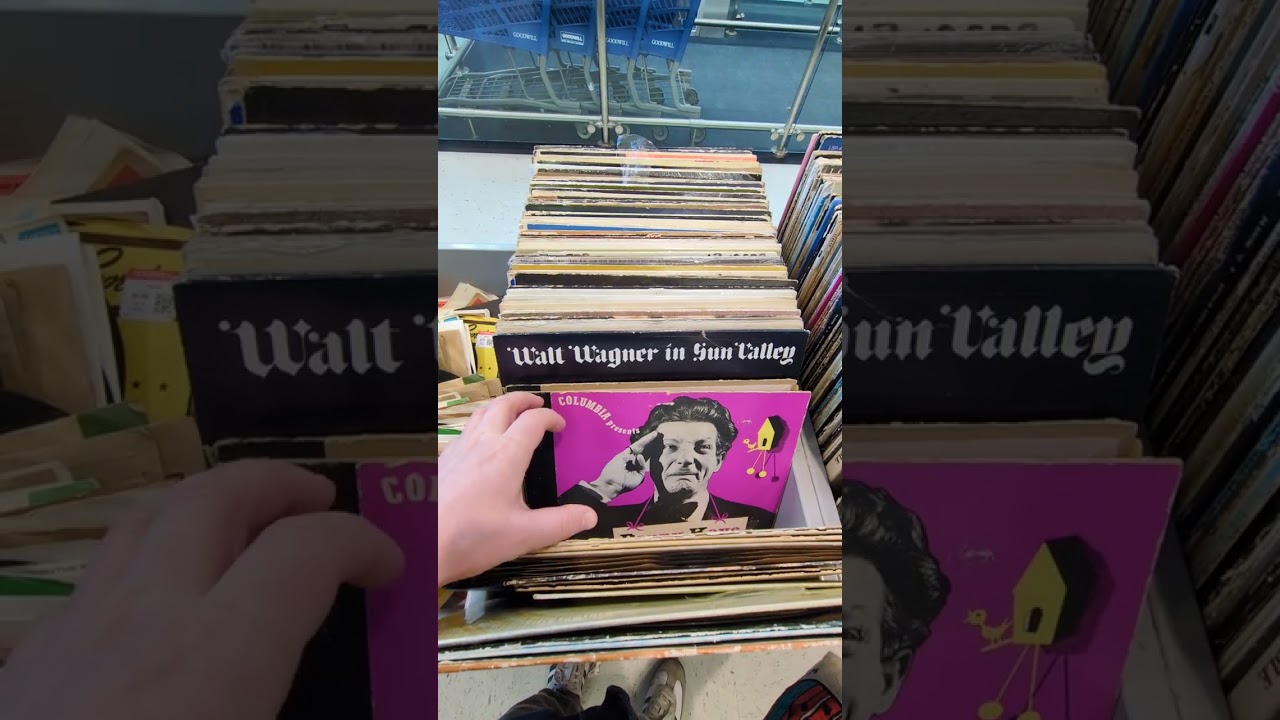 Goodwill Superstore vinyl records - Portland Oregon SE 6th thrift store