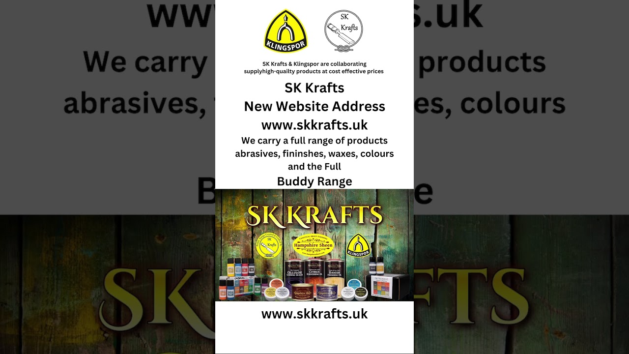 Sk krafts has a new home, #skkrafts #website #klingspor #shorts #buddyrange #woodturner