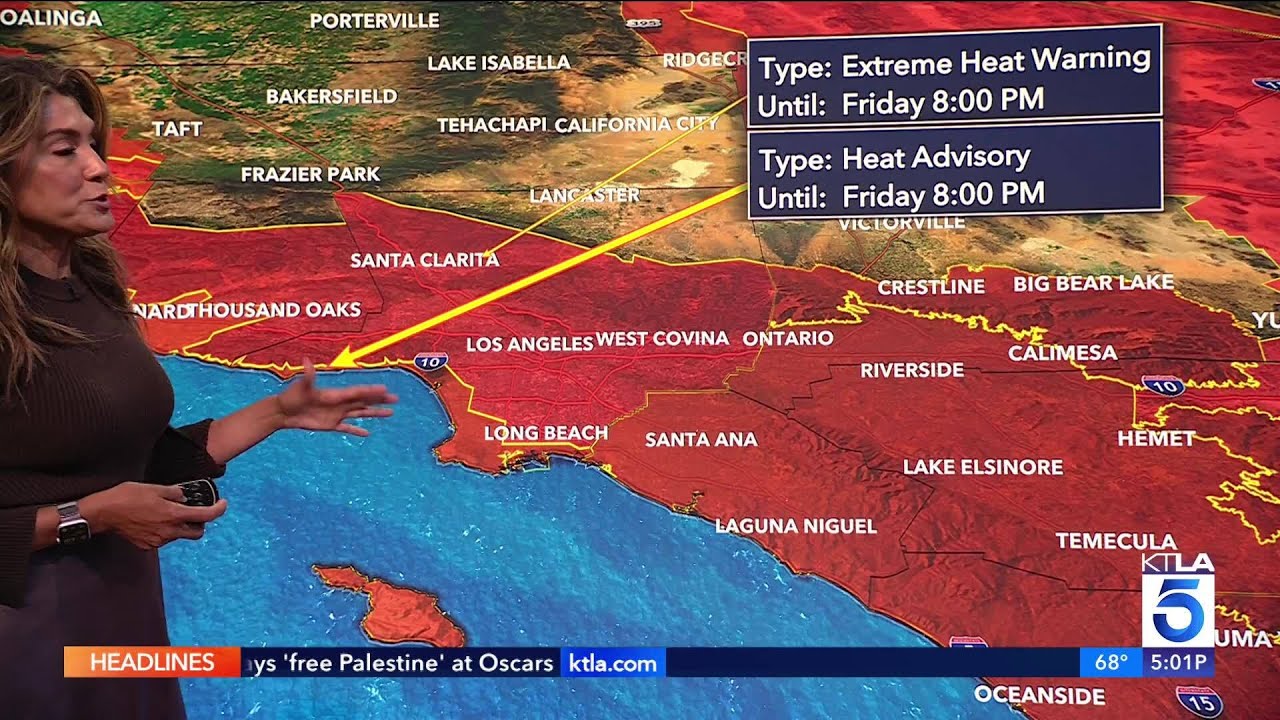 Extreme heat warning: 100-degree temps to hit Southern California