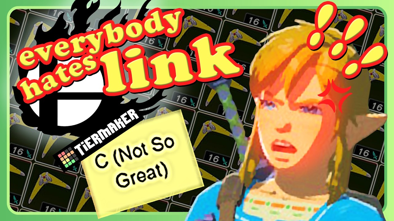 Everybody HATES Link (SMASH BROS MONTAGE!!!)