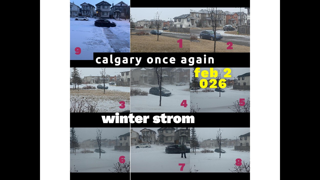 SNOW IN CALGARY ONCE AGAIN