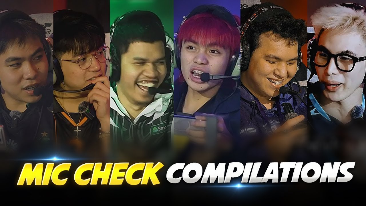 When MPL gives the MIC to the PRO PLAYERS,IT'S HILARIOUS! MPL PH MIC CHECK COMPILATIONS