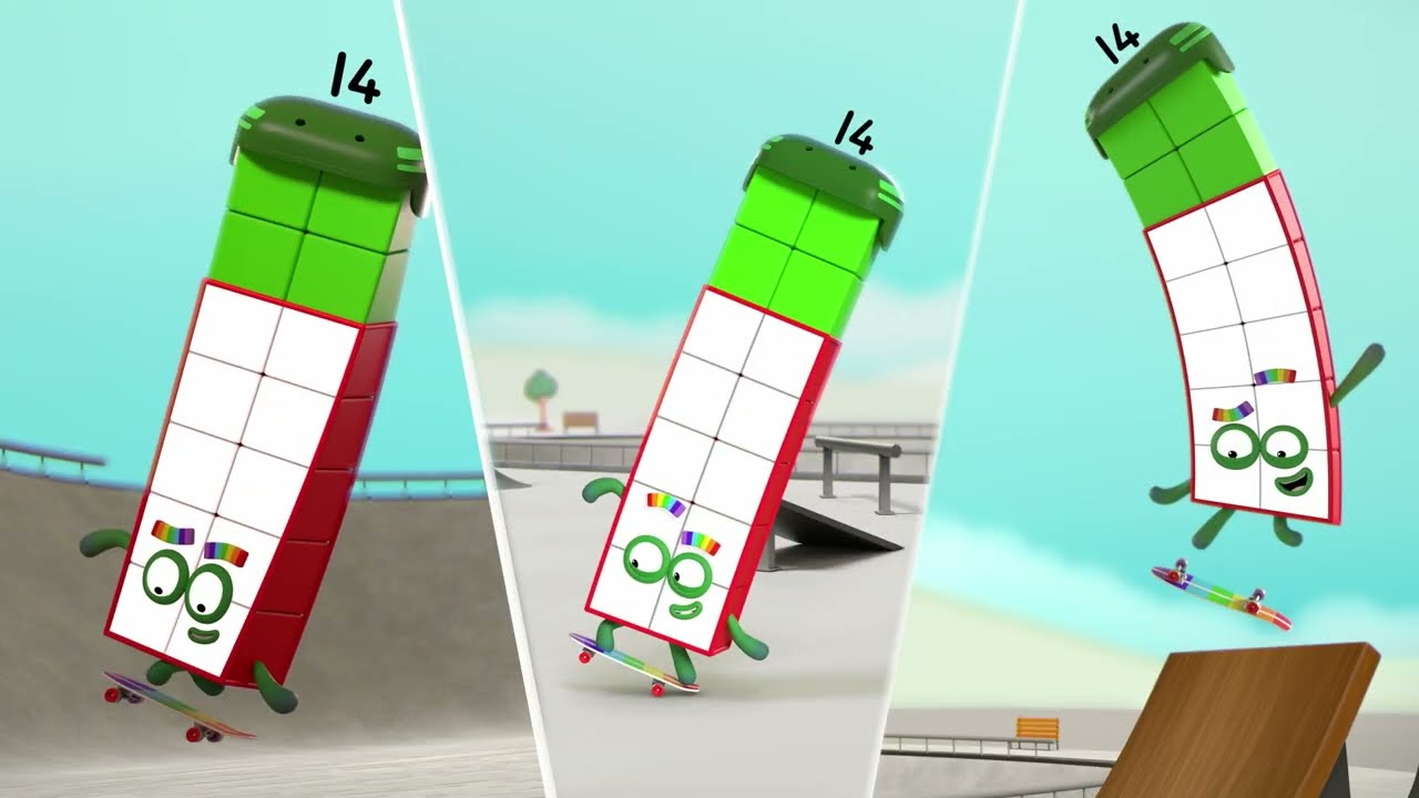 3.27 VIERZEHN | Mathe f&uuml;r Kinder | @numberblocksdeutschOffizieller