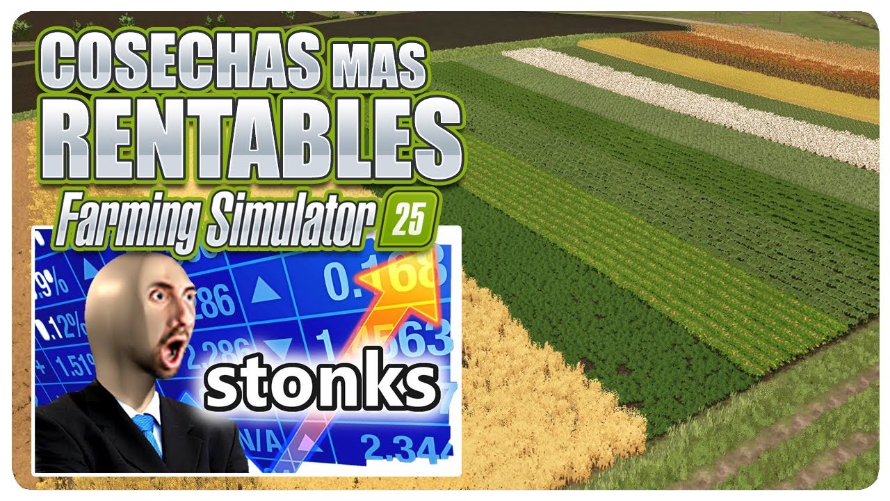 Gu&iacute;a FS25 🚜 &iquest;Qu&eacute; COSECHA es la M&Aacute;S RENTABLE de FARMING SIMULATOR 25?