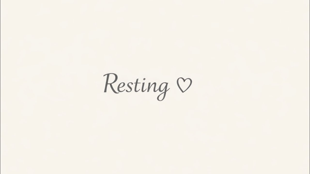 Resting in God, Thankful for the People He Gave Me