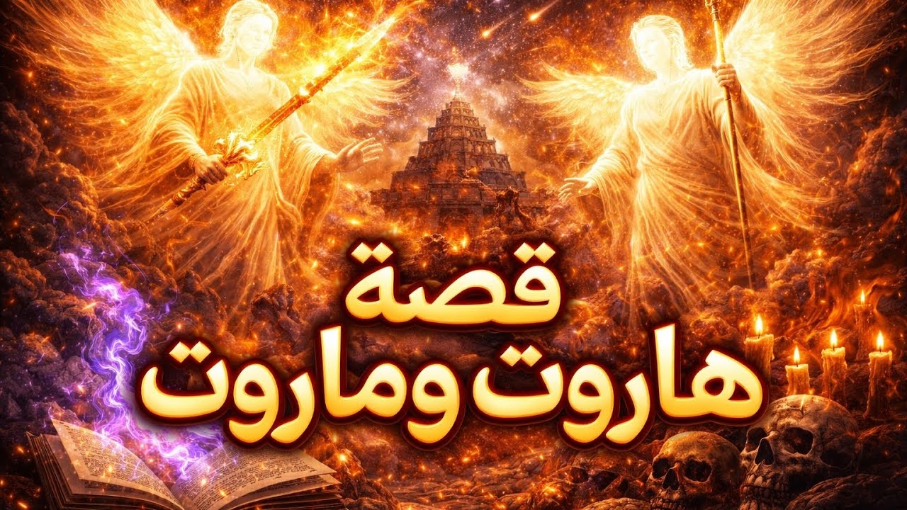 سر هاروت وماروت و السحر فى أرض بابل وفقاً ل القرآن الكريم وبعيدا عن أساطير بني إسرائيل #قصص #ai 