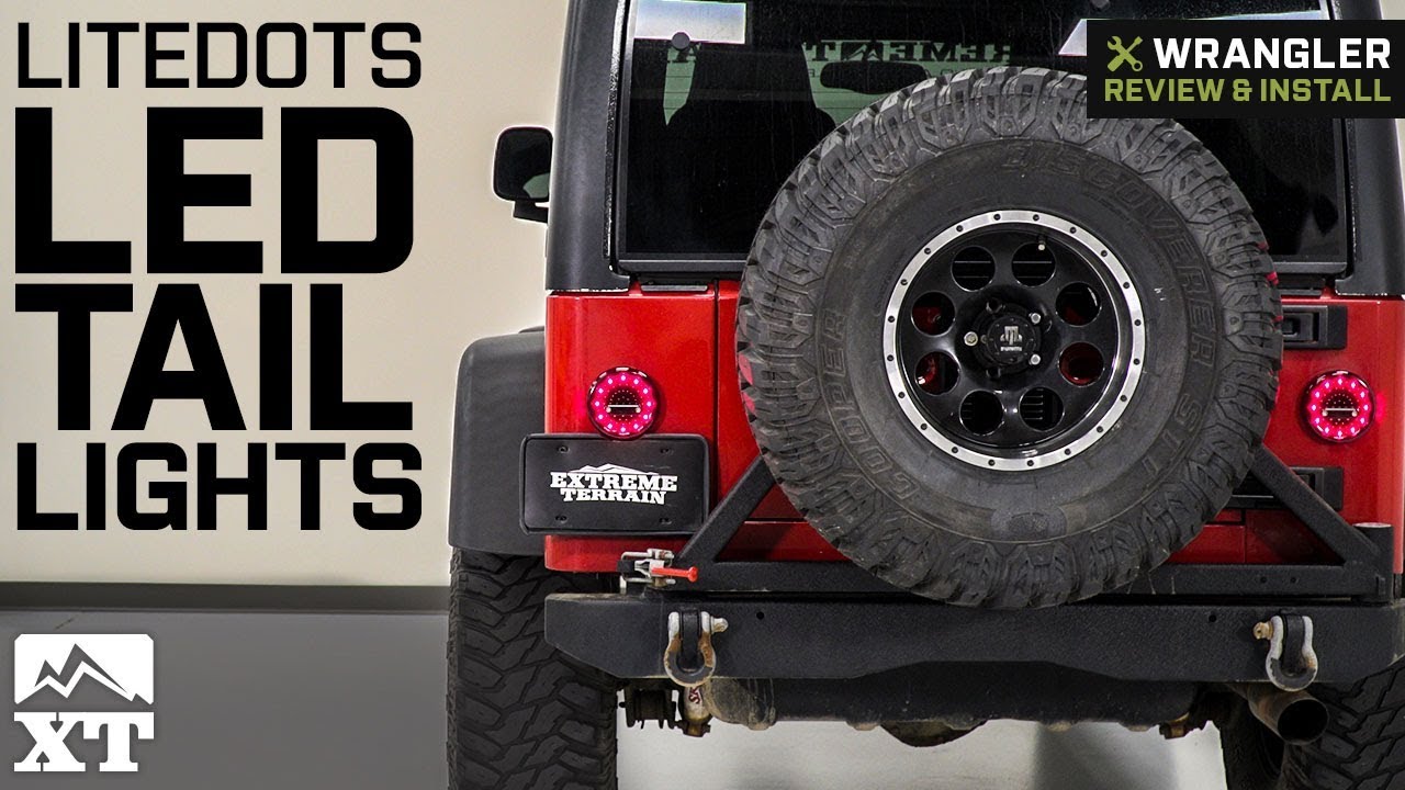Jeep Wrangler LiteDOTs LED Tail Lights (1987-2006 YJ & TJ) Review & Install