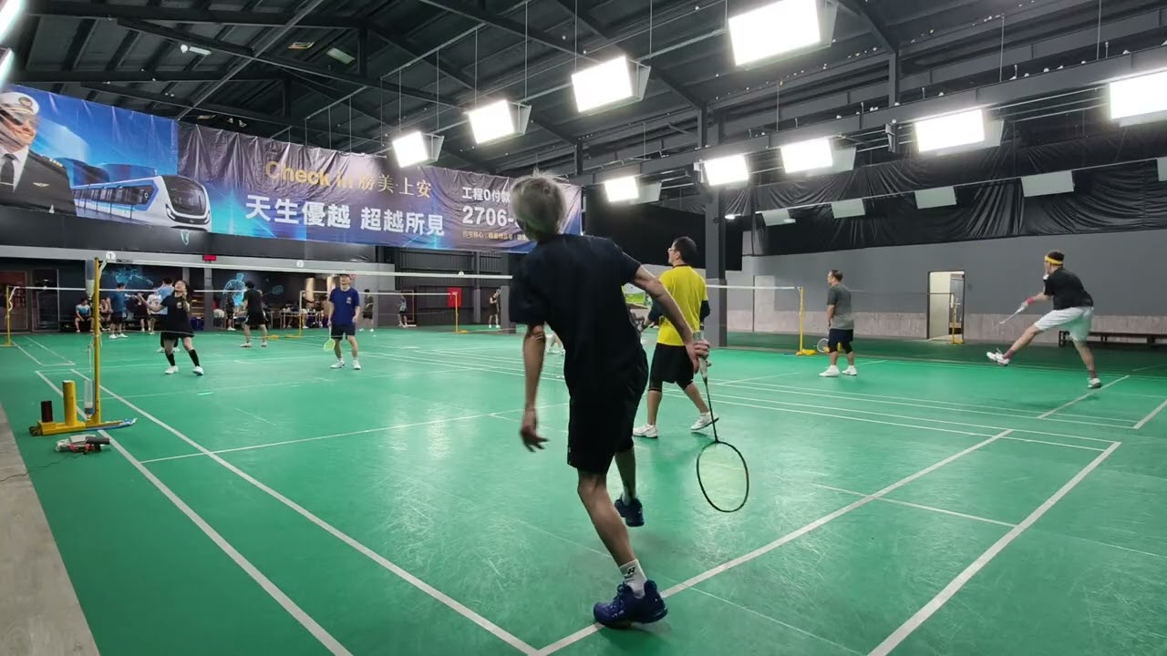 3/12 🔥Game 14 強哥蕙君 22 : 20 源興雅城 #雙打 #福雅羽球會館4號場地 #badminton 