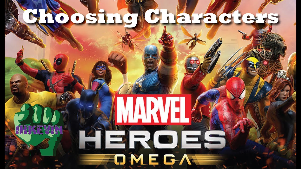 Marvel Heroes Omega - Choosing Characters