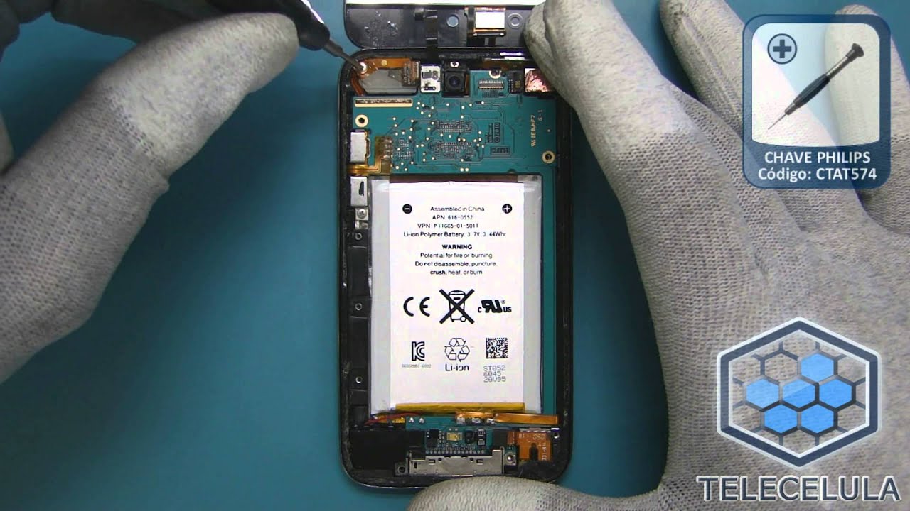 Tutorial de Troca do LCD do Apple iPod Touch 4 - TELECELULA