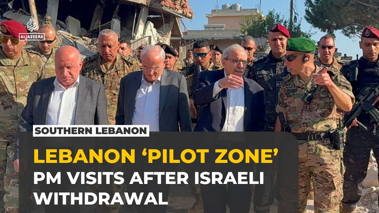 Lebanon PM visits first &lsquo;pilot zone&rsquo; after Israeli withdrawal amid residents' anger