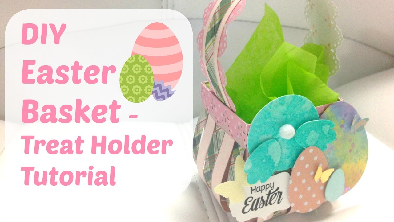 DIY Treat Basket -  Party Favor - Easter Treat Holder Tutorial