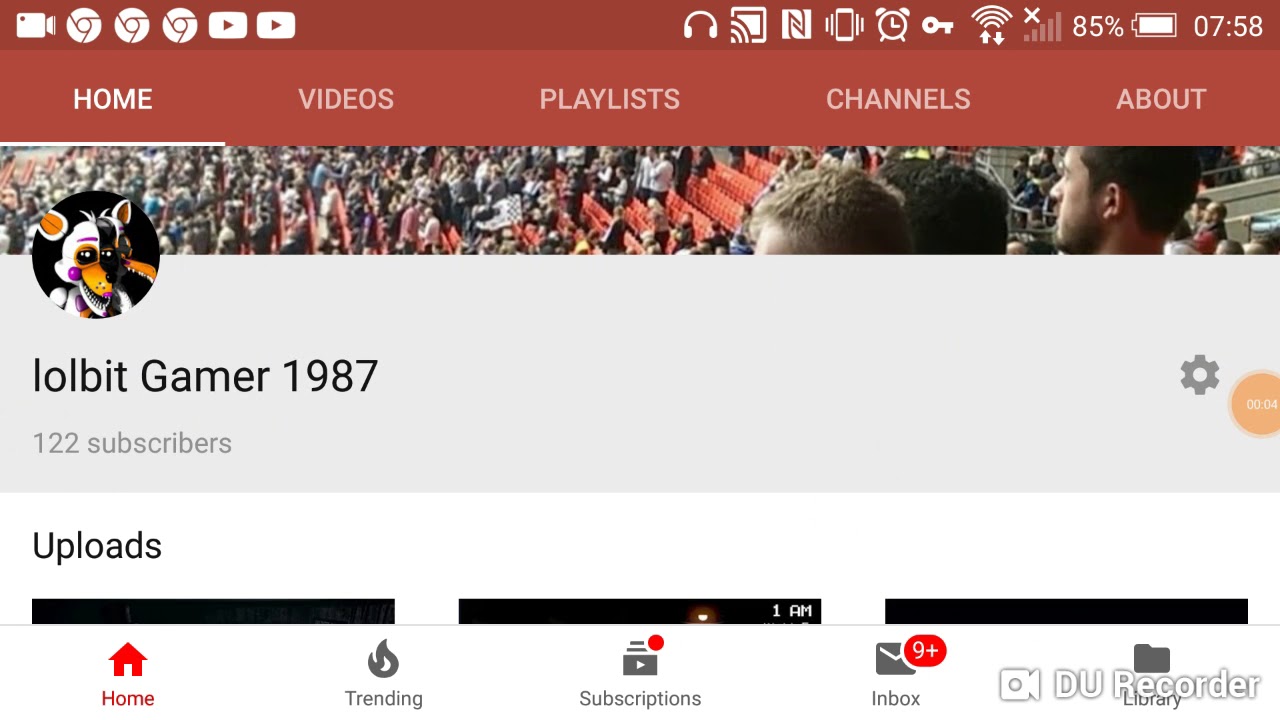 The channel has changed to lolbit Gamer 1987 forever