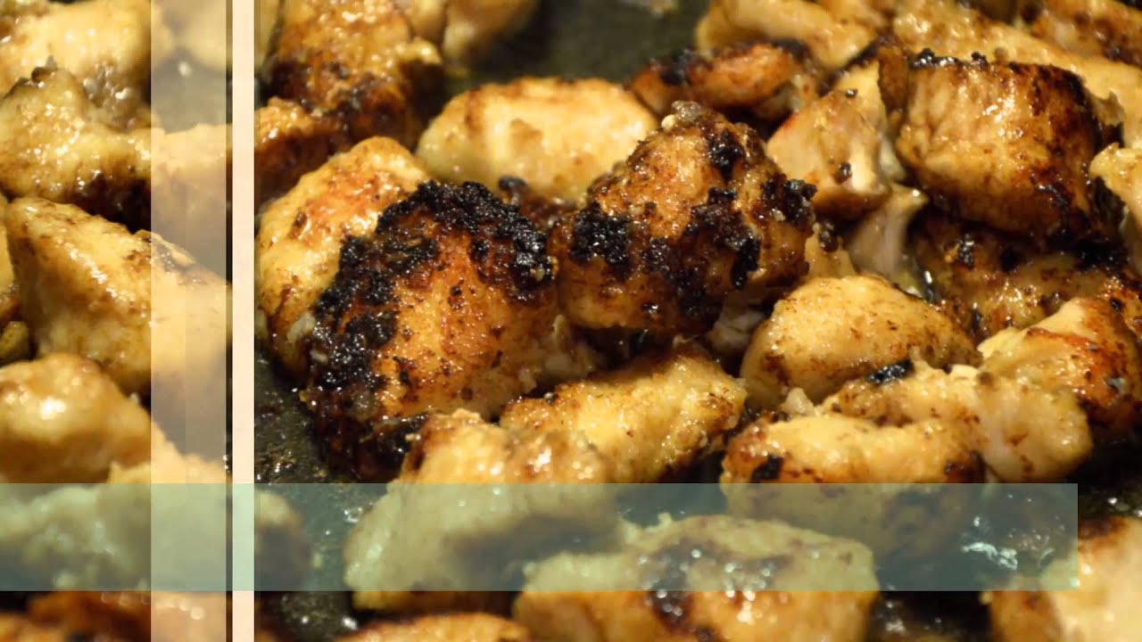 Bocconcini di pollo all'aceto balsamico e all'arancia