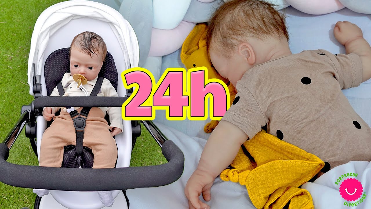 ¡¡24h!! Con mi Bebé Reborn de SILICONA Baby Carles 👶🏼 🍼