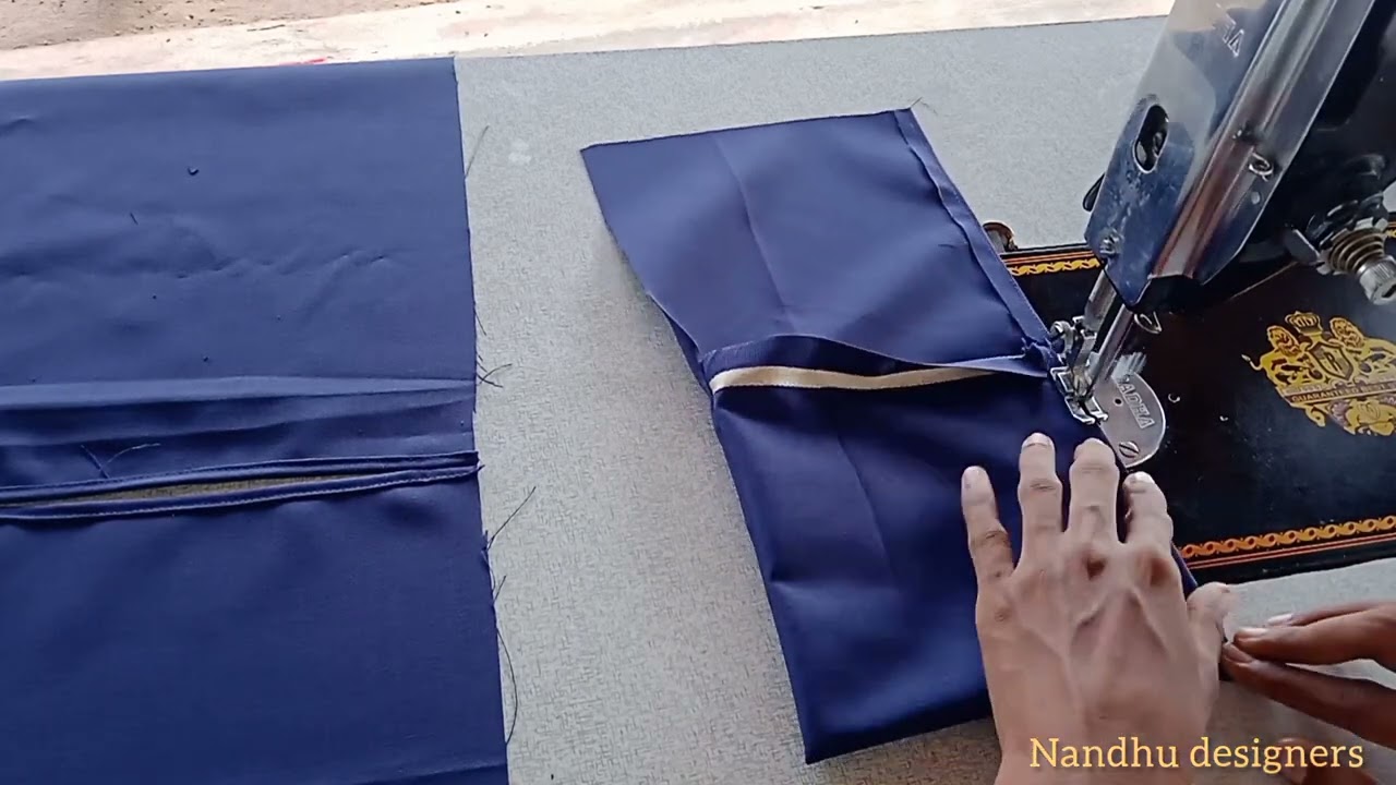 chudi pant pocket cutting&stiching in tamil/pant pocket chudi tops pant/pocket cutting easy method