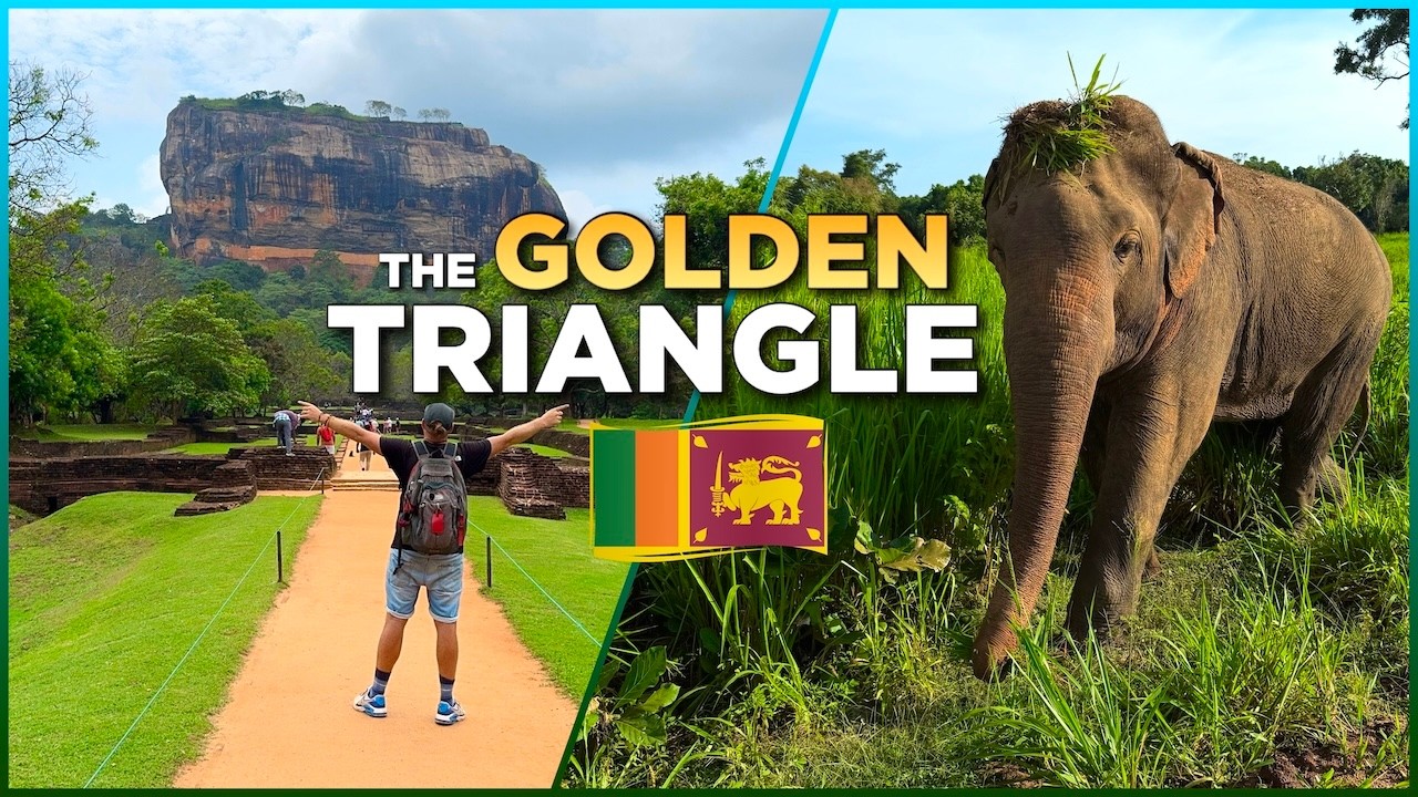 🇱🇰 Sri Lanka's GOLDEN TRIANGLE🔺 #1 Complete Travel Guide | Sigiriya, Ancient Capitals & Safari