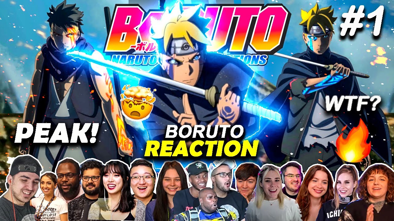 PEAK START!🤯Boruto Vs Kawaki🔥Crazy MEGA Reaction Mashup BORUTO: Naruto Next Generations Episode 1