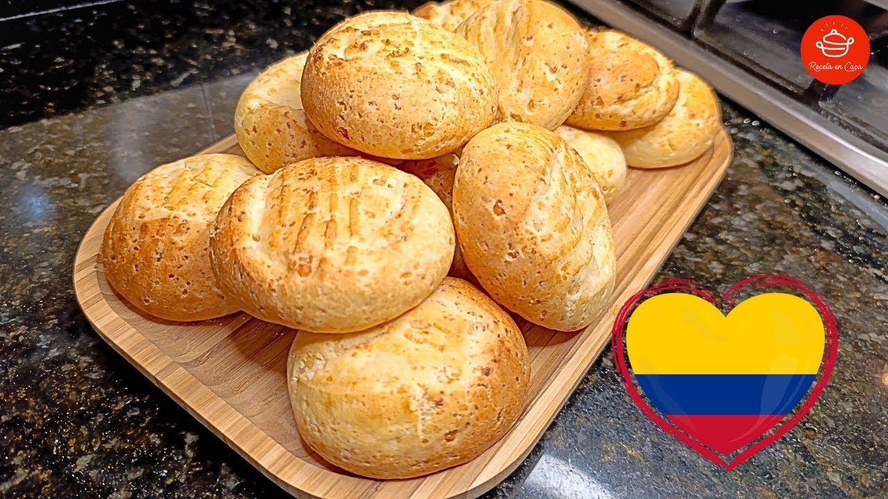 PAN DE QUESO COLOMBIANO FÁCIL Y DELICIOSO | ¡Solo 5 ingredientes!