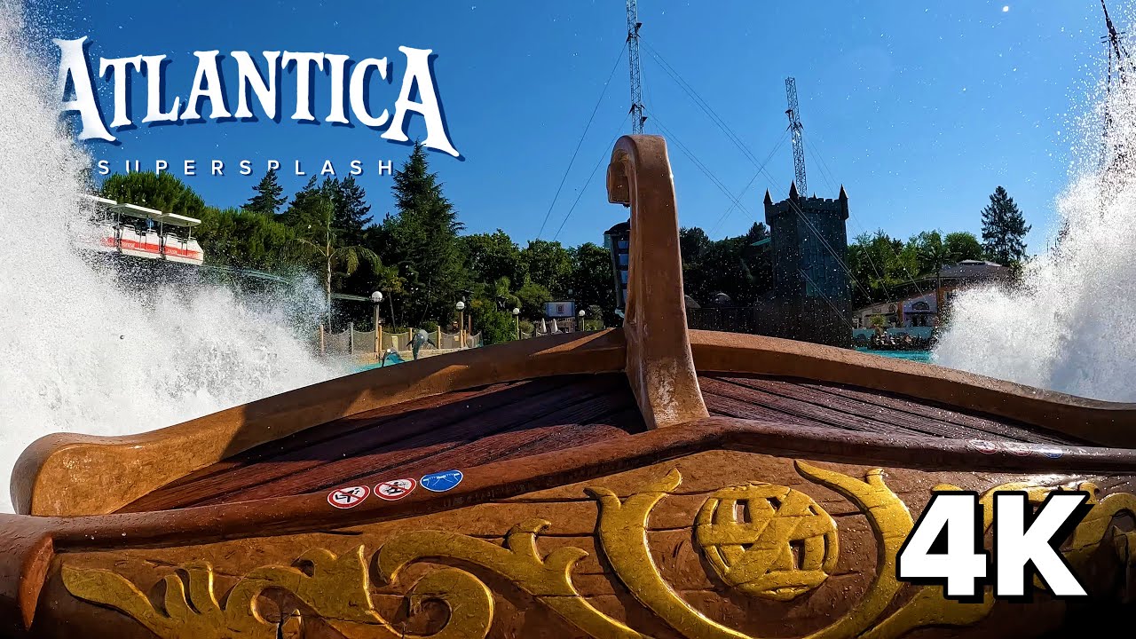POV: Atlantica SuperSplash (Front Row) at Europa-Park 2025 4K 30FPS | #europapark