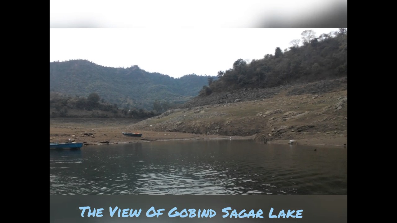 The view of Gobind Sagar lake (Bhakra dam) in Himachal Pradesh video by nk