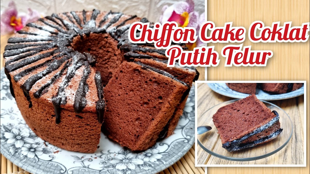 Chiffon Coklat Putih telur super yummy