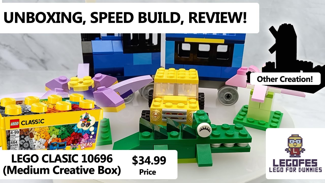 LEGO Classic 10696 Medium Creative Brick Box - Unboxing, Speed Build, Review and Scoring