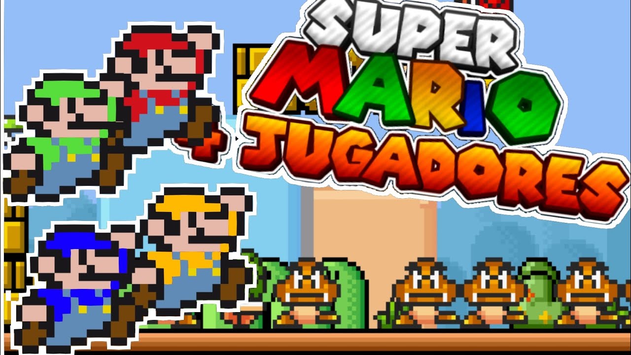SUPER MARIO 4 JUGADORES GAMEPLAY • 1 player + 3 Bots • #mario #gameplay