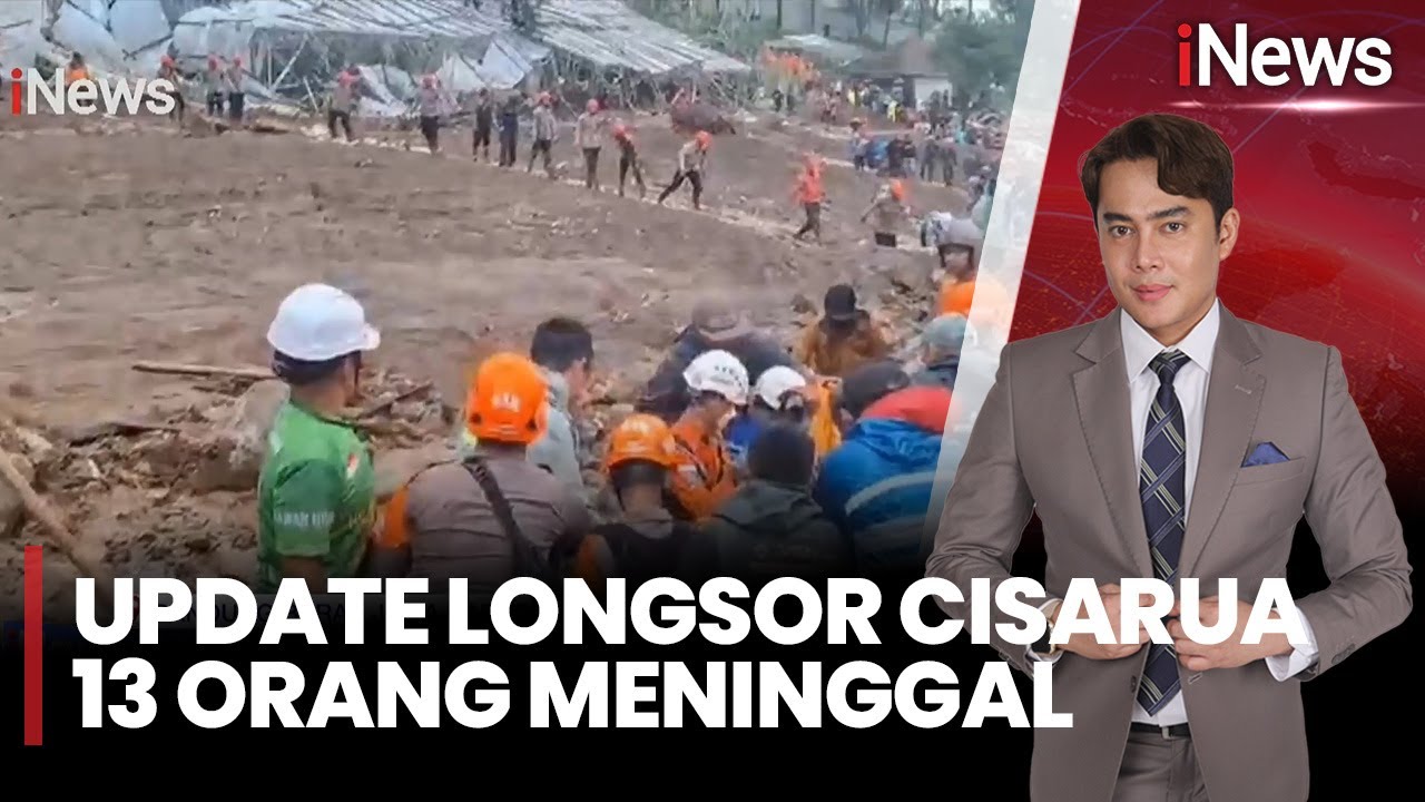 Jumlah Korban Meninggal Longsor Cisarua Menjadi 13 Orang |iNews Terkini (25/01)