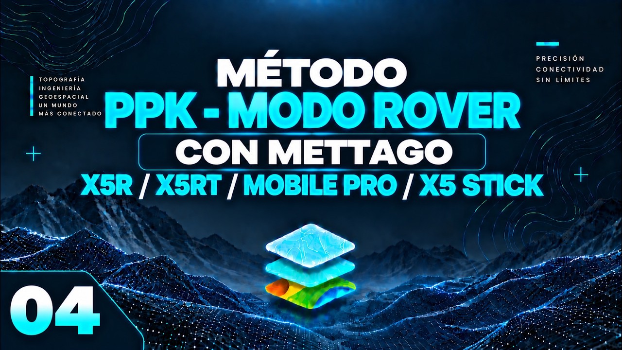 Метод PPK - режим ровер с использованием методов X5R / X5RT / X5 MOBILE PRO / X5 STICK