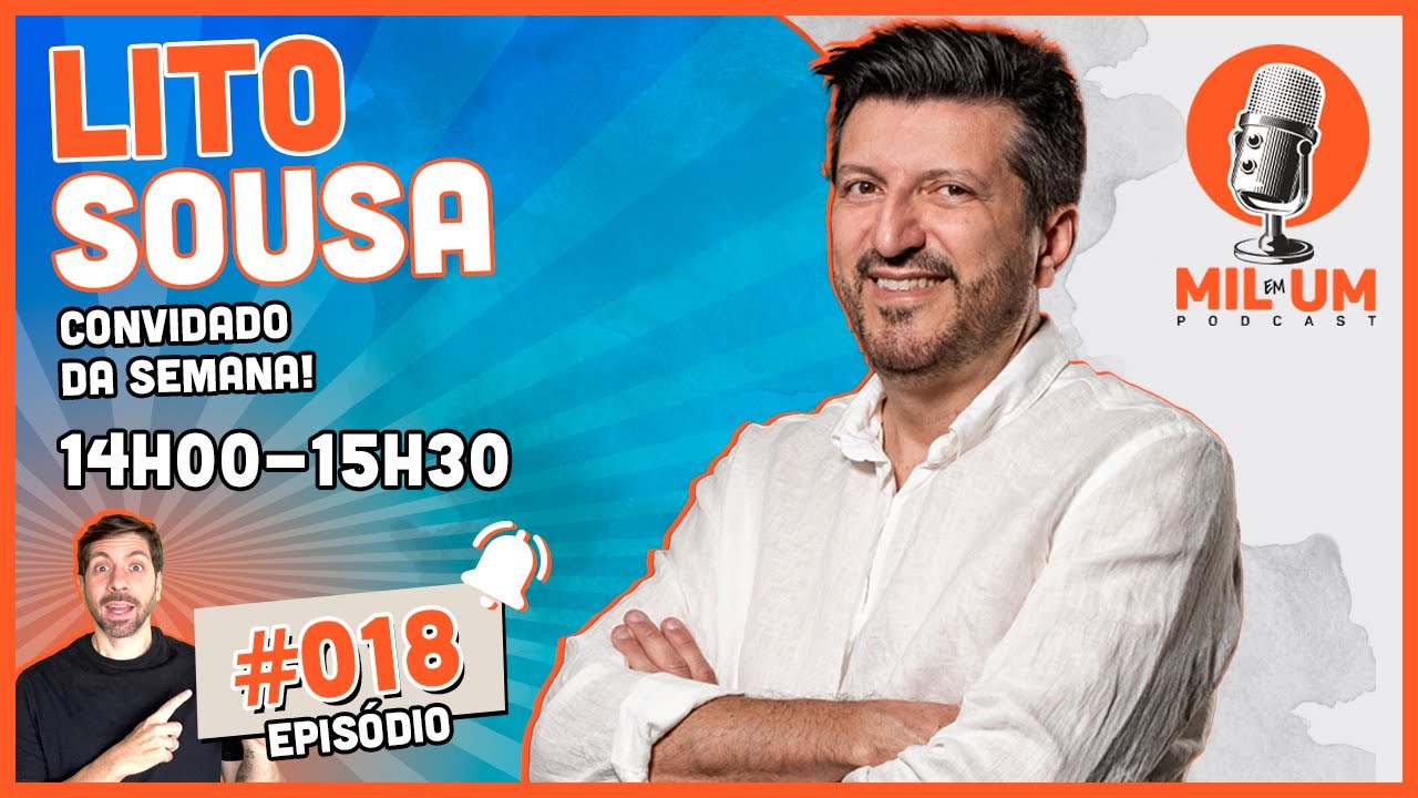 Rudy Landucci Recebe 🙋🏻 Lito Sousa | Mil Em Um Podcast 🎙️
