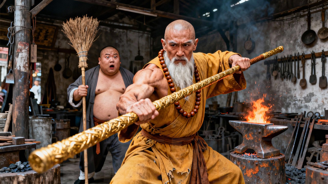 不起眼的胖和尚竟是最強武僧，一夜之間練成少林絕學稱霸武林！#action #drama #war #kungfu  #歷史  #武俠  #功夫
