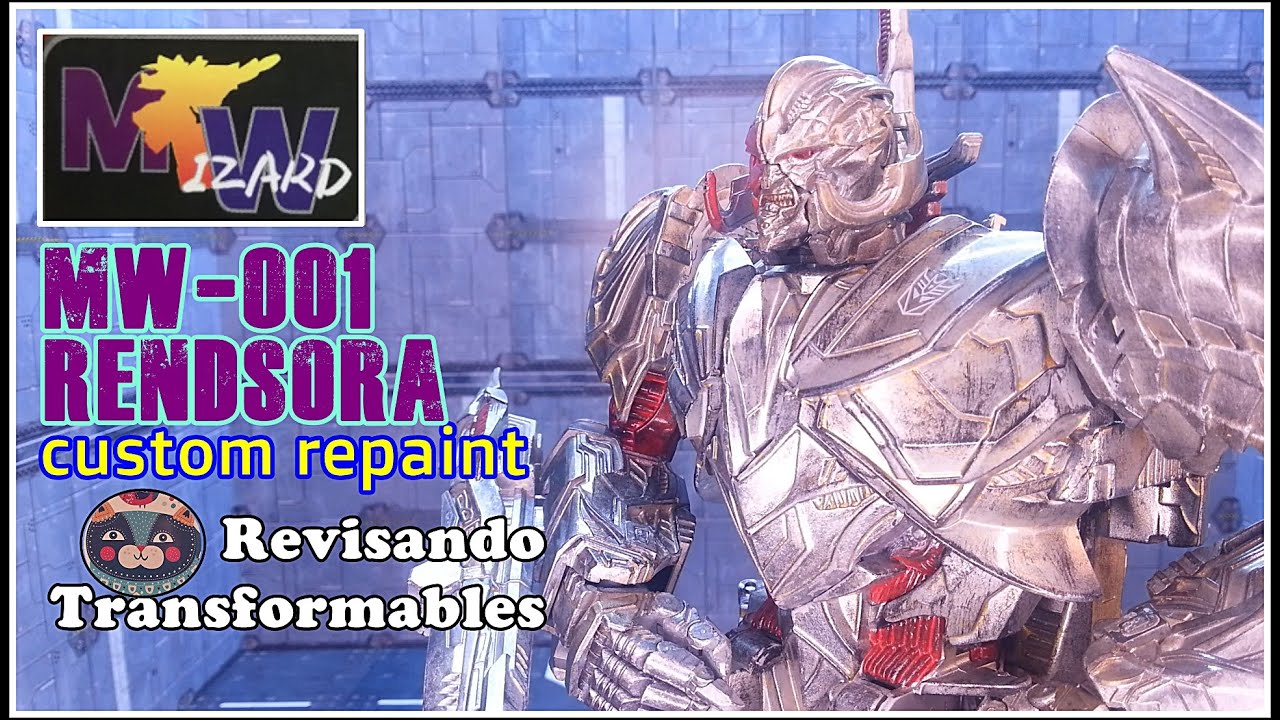 Model Wizard MW-001 Rendsora KO Oversized Transformers Voyager TLK Megatron (custom repaint)