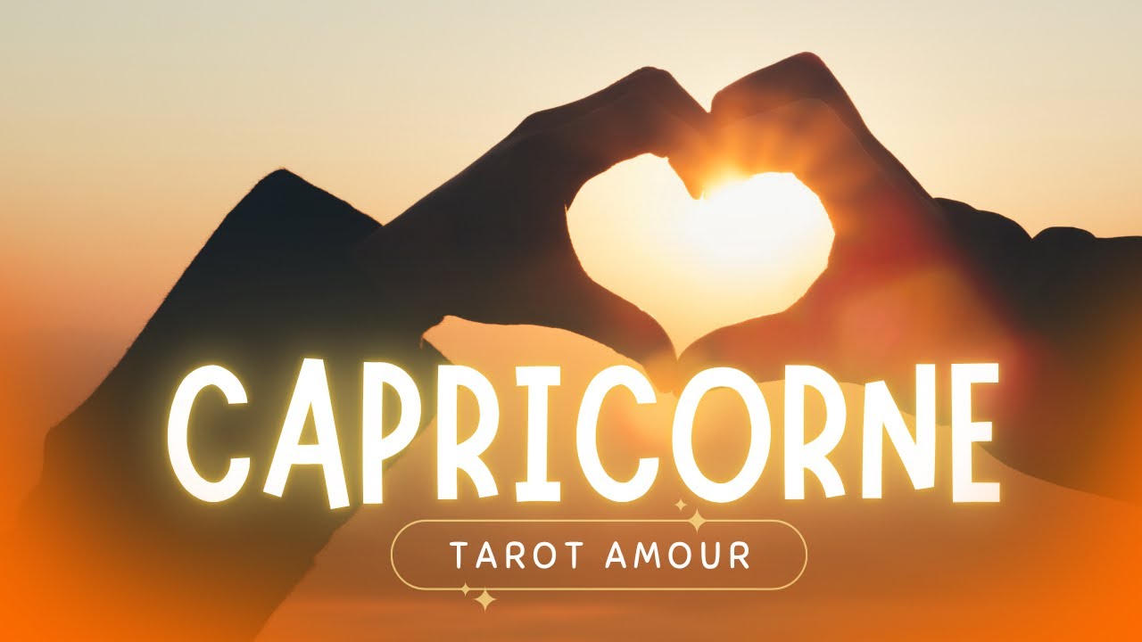 CAPRICORNE❤️Quelque chose de très fort va vous arriver ces jours-ci‼️QUELQU'UN VEUT RÉPARER UN PANE😇