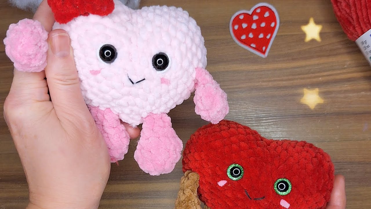 Сердечко крючком 