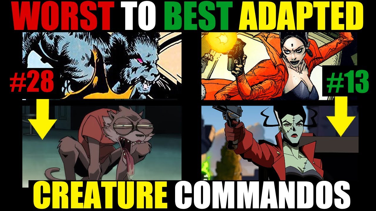 Ranking EVERY DC HERO and VILLAIN Adapted into CREATURE COMMANDOS By Comic Book Accuracy