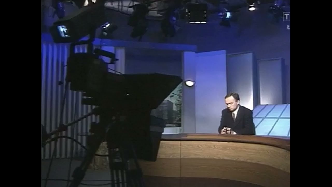 T\/P Łódź - przerywnik Łódzkich Wiadomości Dnia z różnymi lotami kamerowymi (1995-98 r.)