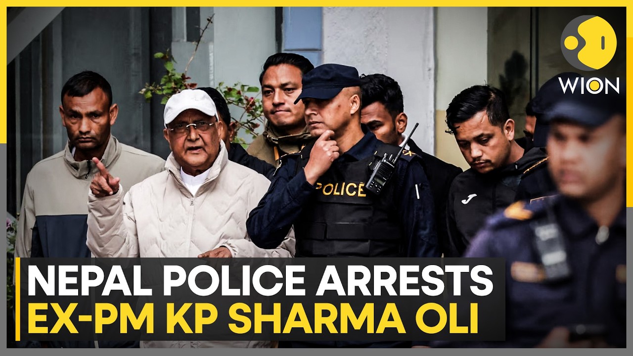 Nepal&rsquo;s Ex-Prime Minister KP Sharma Oli Arrested Over 2025 Gen Z Demonstrations | WION