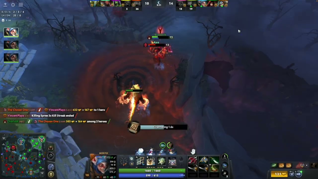 Meepo Destroying Counter Axe