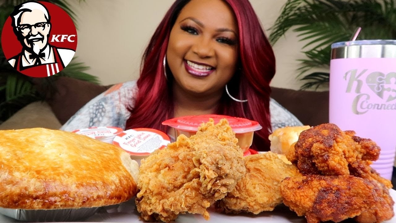 KFC FRIED CHICKEN MUKBANG , EATING SHOW