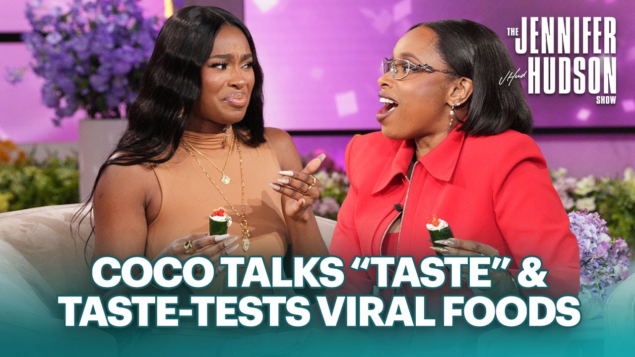 Coco Jones & JHud Try Unusual Viral Foods