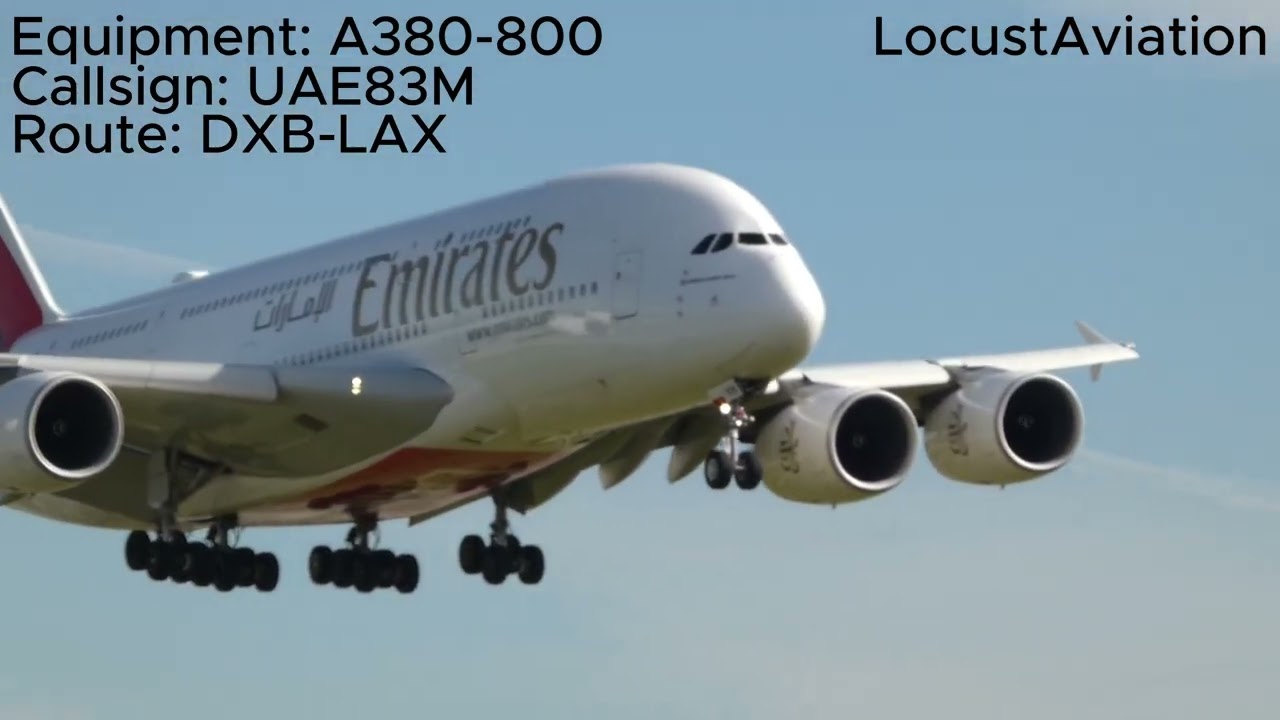 12 minutes of planespotting at Los Angeles Int'l!!!